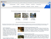 Tablet Screenshot of brandenburg-gastgeber.com